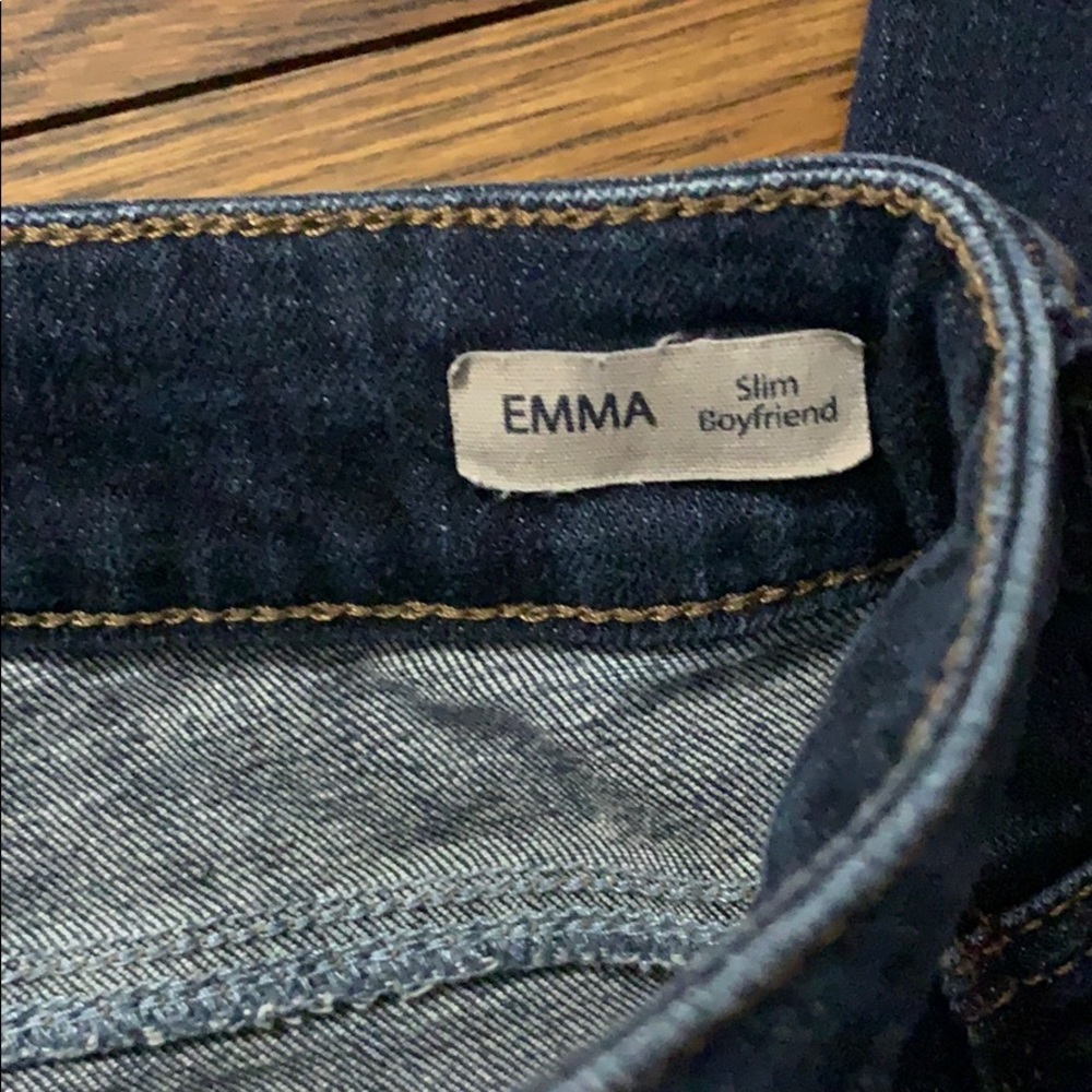 HP! π Mavi Boyfriend Jeans Dark Wash 9/7/22 - Picture 4 of 6